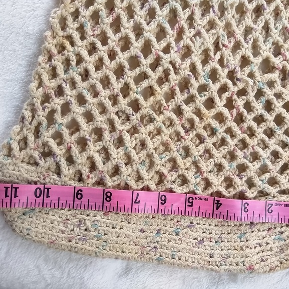 Boho, Gypsy, Handcrafted Beige Shoulder Purse - Picture 8 of 8